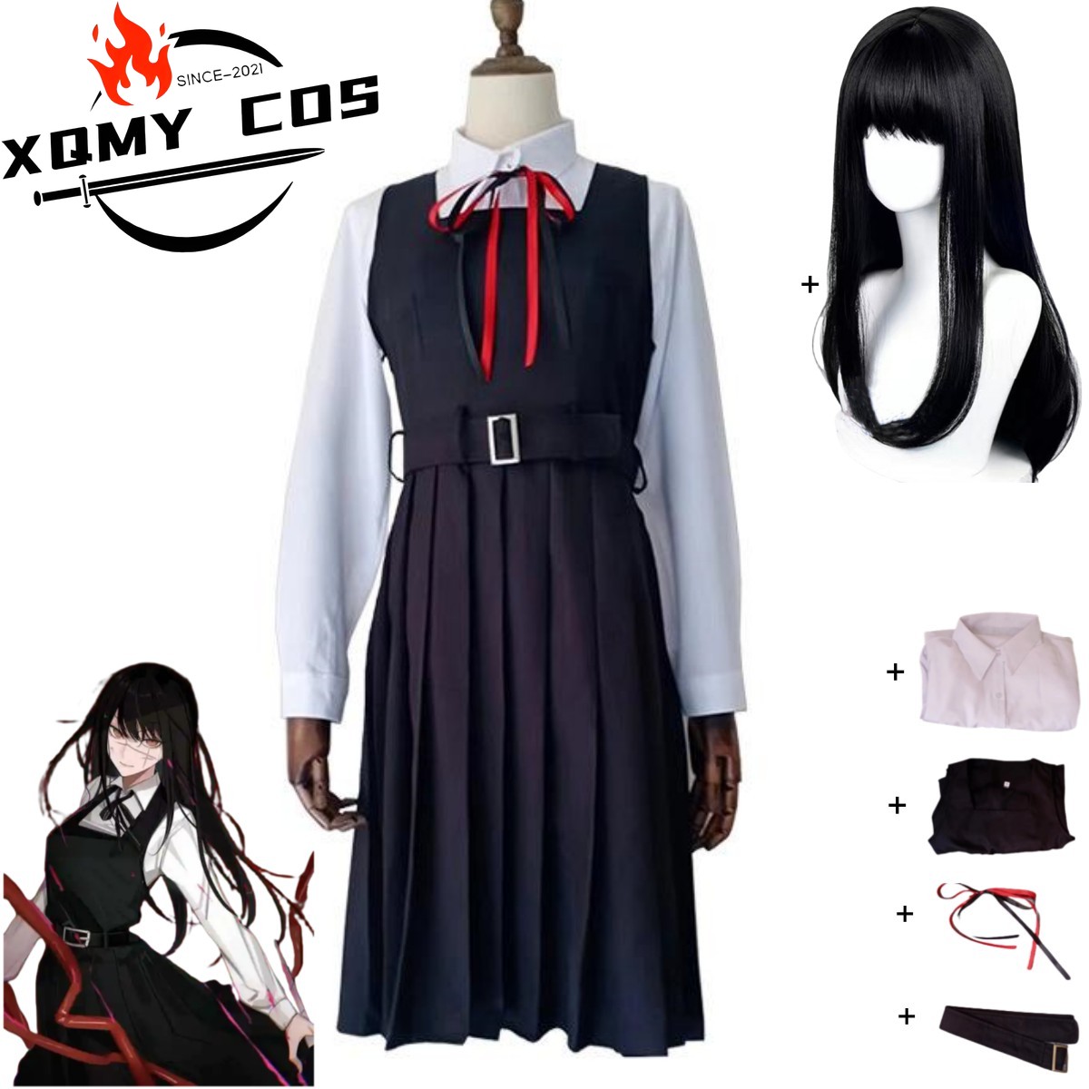 Anime Cosplay Chainsaw Man - XQAnime Chainsaw Man Mitaka Asa Cosplay