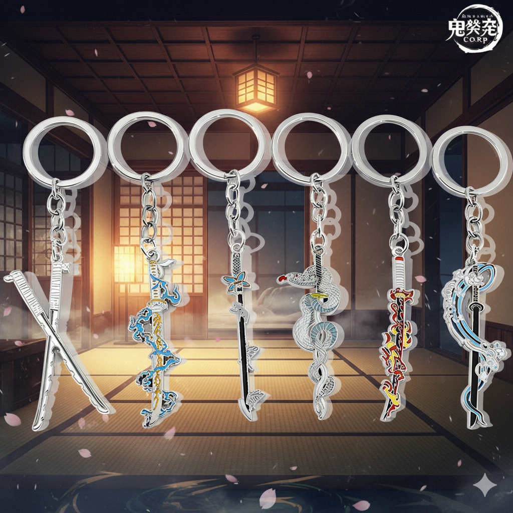 Anime Cosplay Demon Slayer - Demon Slayer Keychain Anime Cosplay Accessory