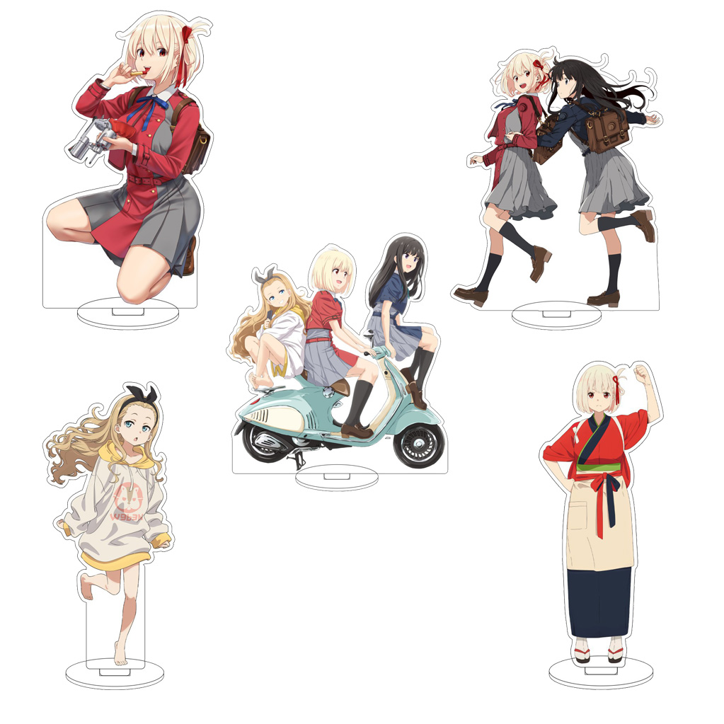 Anime Cosplay Rental - 16CM Anime Lycoris Recoil Nishikigi Chisato