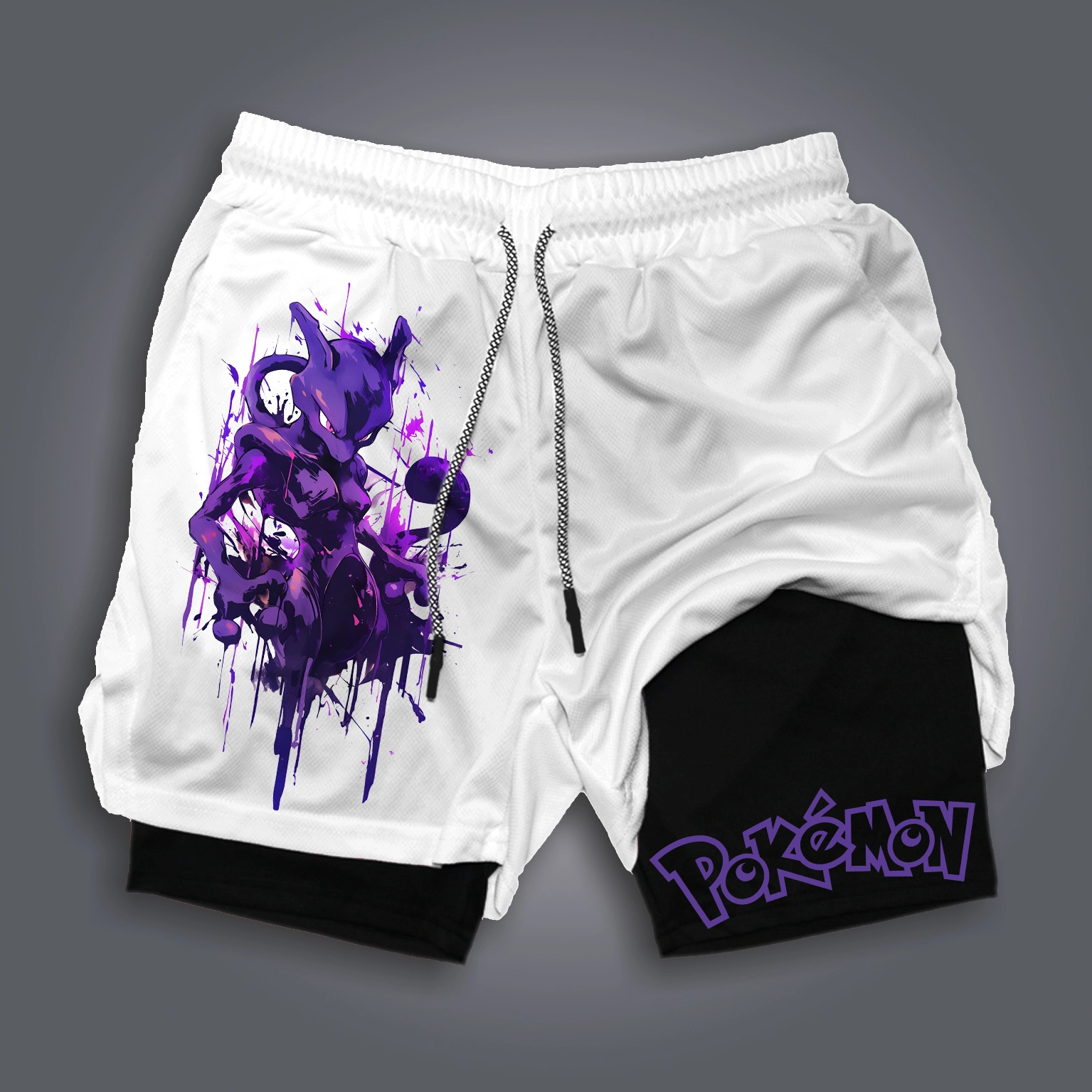 Anime Cosplay Pokemon - Pokémon Pikachu Gengar Printed Double Layer