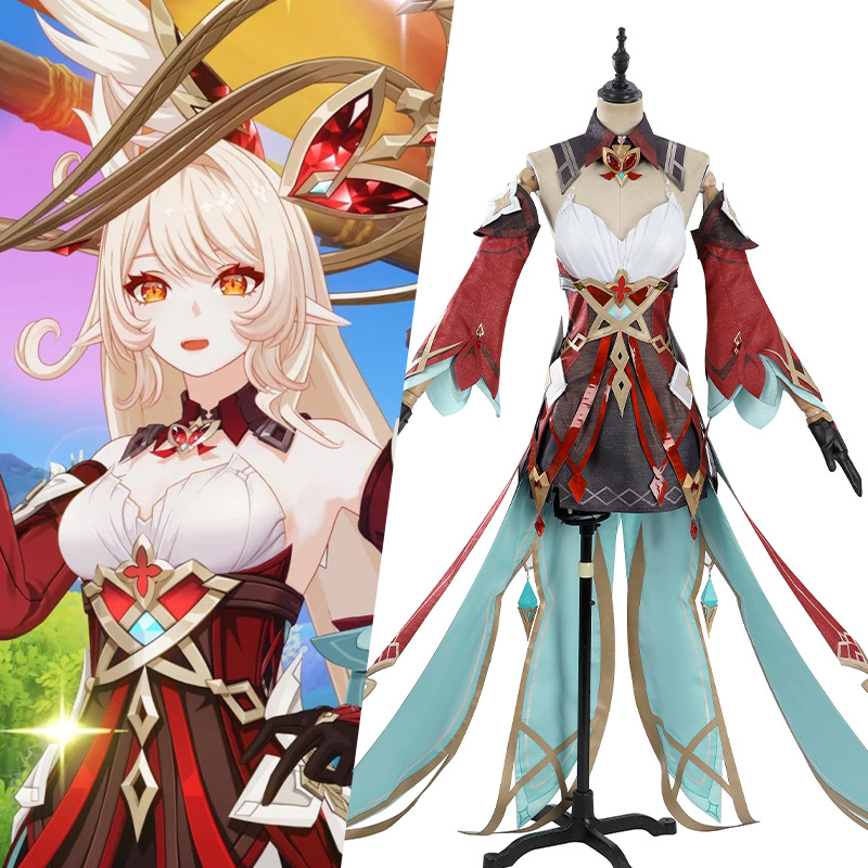 Cosplay Anime Women - Genshin Impact Alice Cosplay Set Witch's