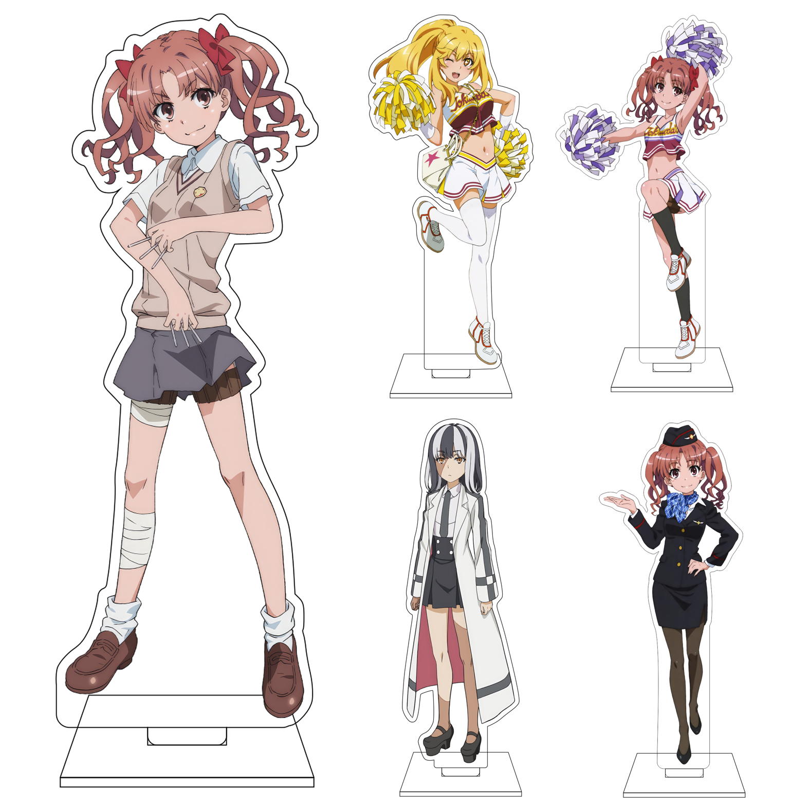 Anime Cosplay In Japan - 16CM Anime Misaka Mikoto Cosplay Acrylic