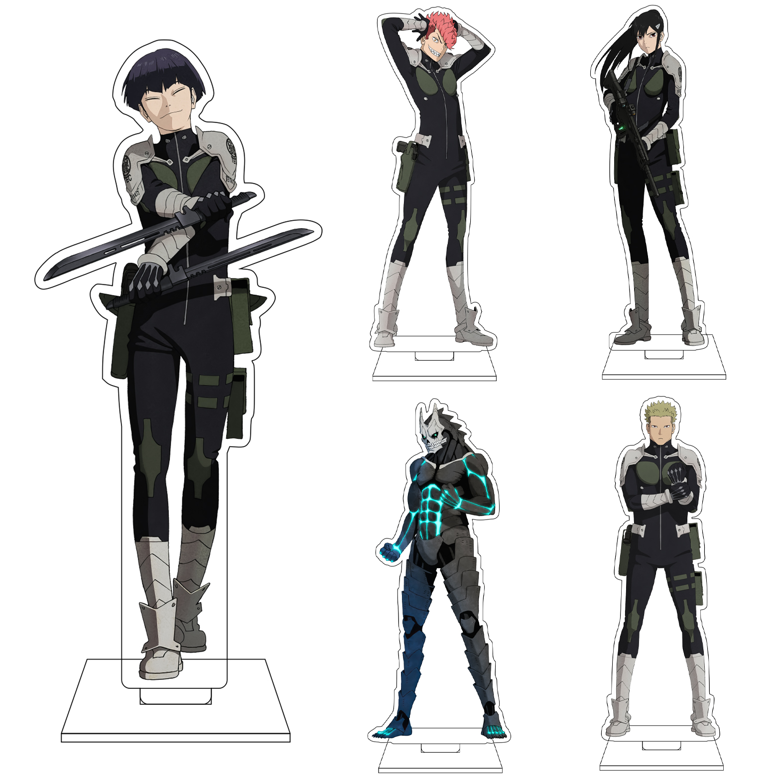 Anime Cosplay Rental - 16CM Anime Kaiju No.8 Cosplay Acrylic