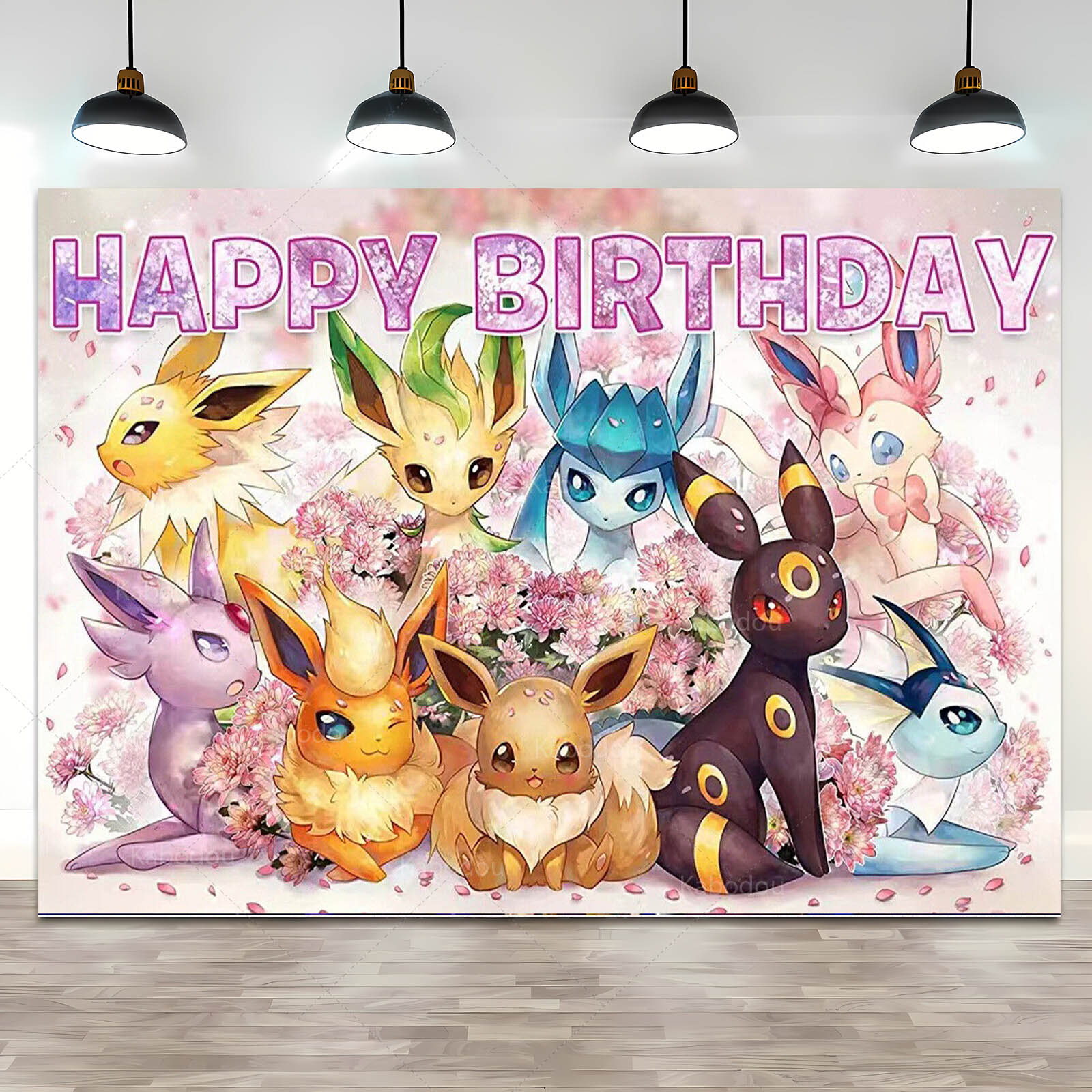 Pokemon Eevee Birthday Party B - Anime Cosplay Pokemon recensie en prijs
