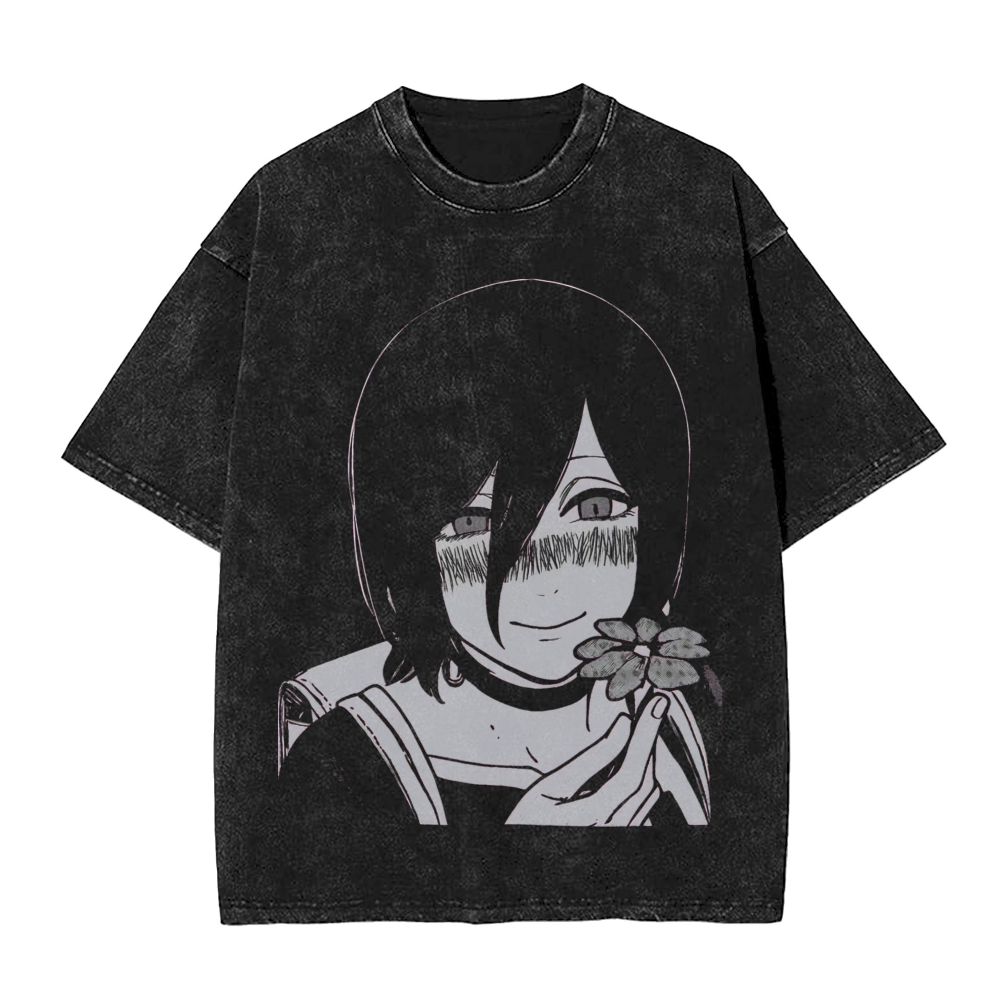 Chainsaw Man Washed Cotton T-S - Anime Cosplay Chainsaw Man recensie en prijs