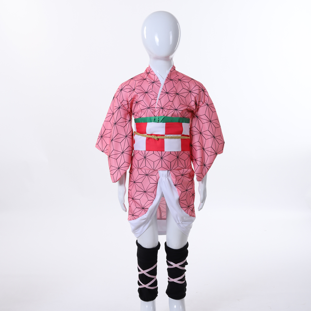 Complete Nezuko Kamado Cosplay - Convention Cosplay Anime recensie en prijs