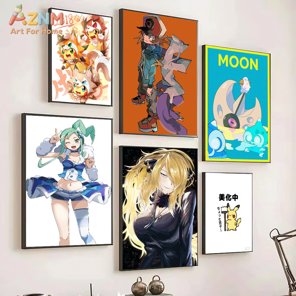 AZNM Pokemon Anime Canvas Wall - Anime Cosplay Pokemon recensie en prijs