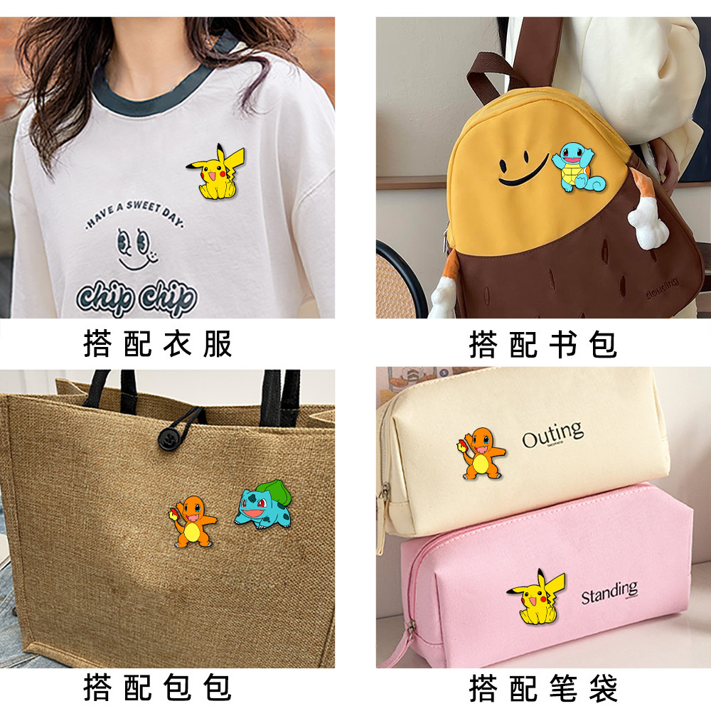 4Pcs Pokemon Enamel Pins Set,  - Anime Cosplay Pokemon recensie en prijs