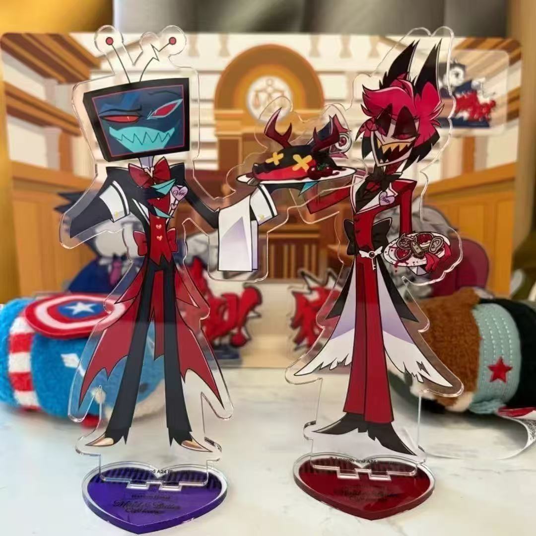 2pcs Hazbin Anime Peripherals  - Anime Cosplay Rental recensie en prijs