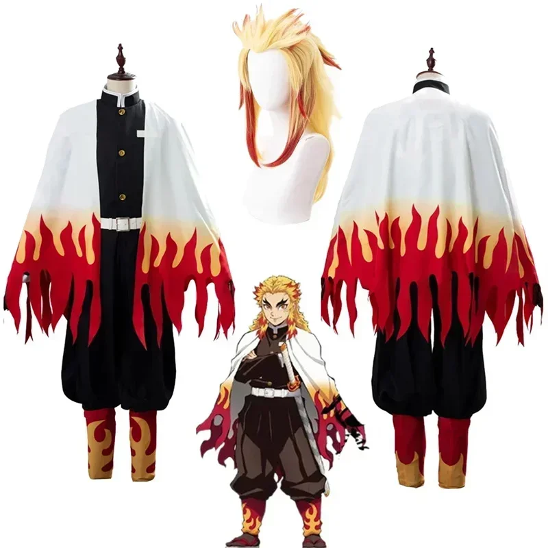 Rengoku Kyoujurou Fantasy Wigs - Anime Cosplay Demon Slayer recensie en prijs