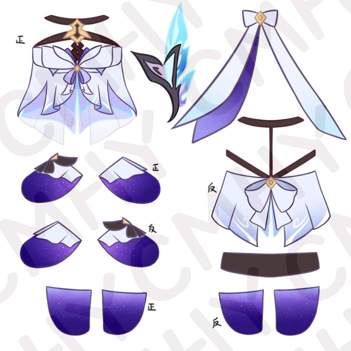 Game Genshin Impact Skirk Cat  - Anime Cosplay Kawaii recensie en prijs