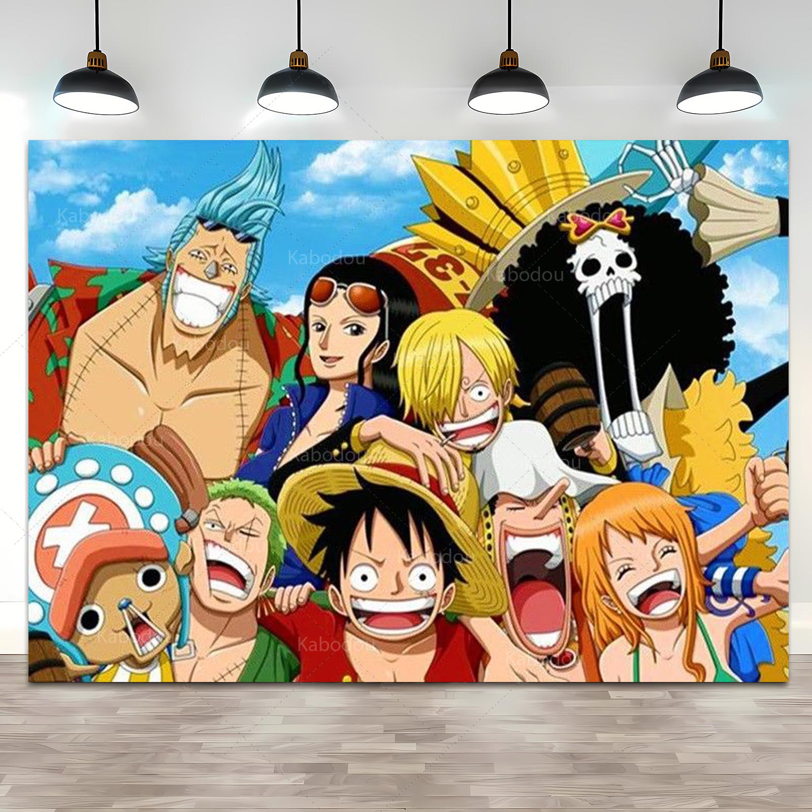 Anime One Piece Luffy Backdrop - Anime Cosplay Pokemon recensie en prijs