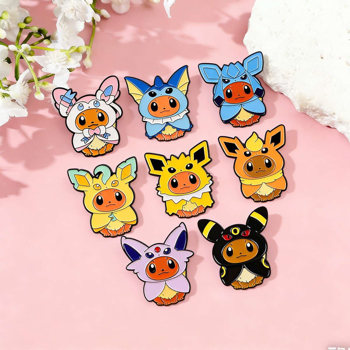 8Pcs Creative Cartoon Pokemon  - Anime Cosplay Pokemon recensie en prijs