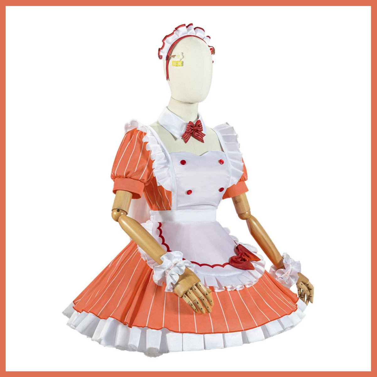 Maid Dress Lolita Skirt Wig Wo - Anime Cosplay Kawaii recensie en prijs