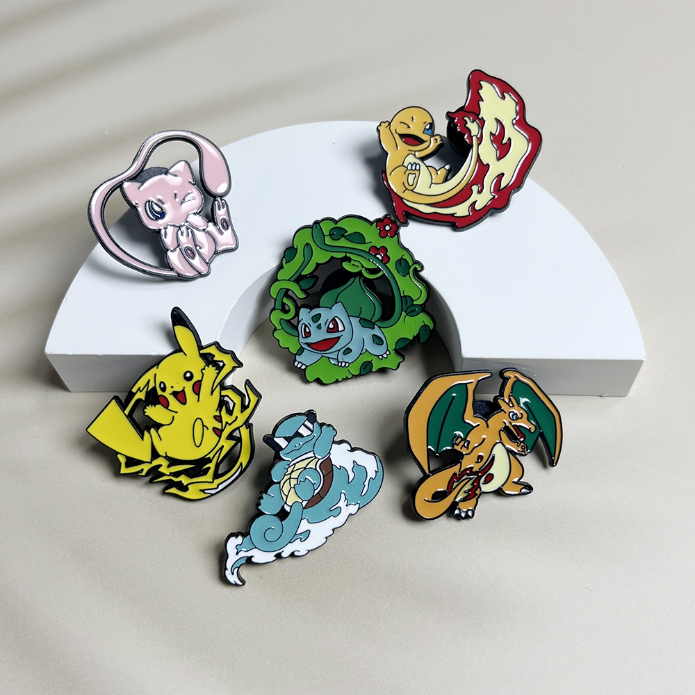 6pcs Anime Pins Set Pokemon En - Anime Cosplay Pokemon recensie en prijs