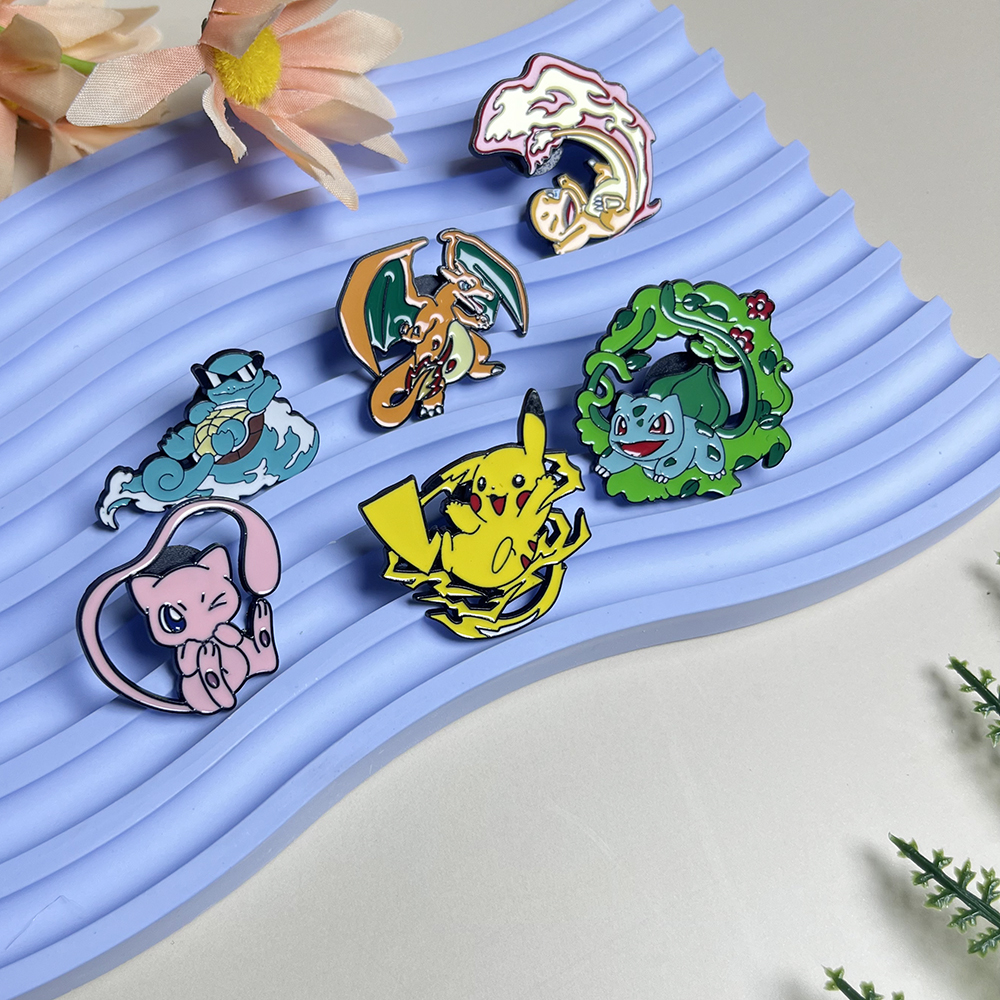 6pcs Anime Pins Set Pokemon En - Anime Cosplay Pokemon recensie en prijs